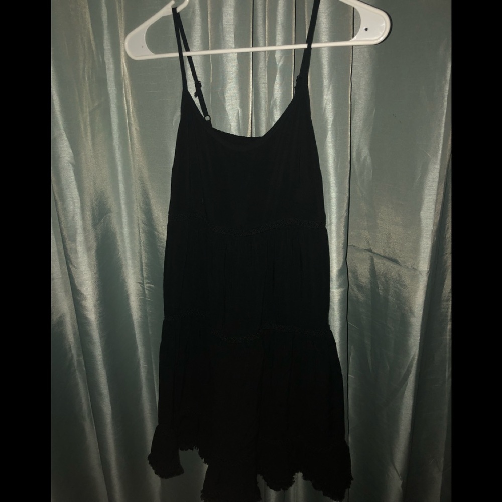 Black flowy dress